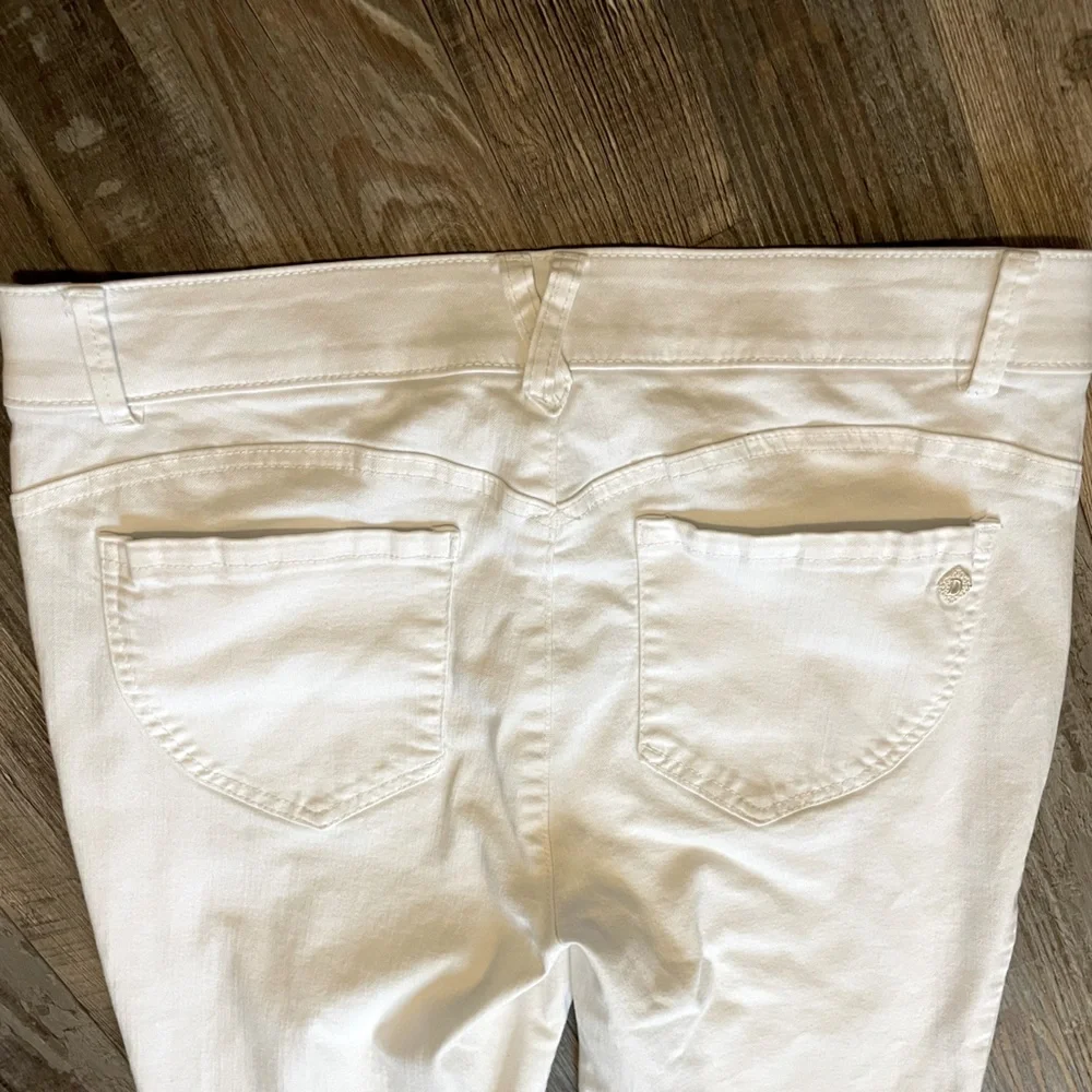 Democracy Women’s “Ab” Technology Straight High Waist Ankle Stretch Jeans, Sz 12 - Picture 4 of 10